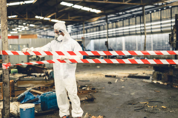 Professional Biohazard technician working in Rindge, NH